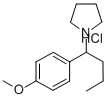 CAS#: 74332-80-2, 1-[1-(4-Methoxyphenyl)Butyl]-Pyrrolidine Hydrochloride (1:1)