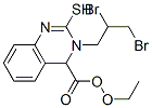 CAS#: 74332-98-2, Ethyl 3-(2,3-Dibromopropyl)-4-Hydroxy-2-Sulfanylidene-1H-Quinazoline-4-Carboxylate