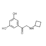 CAS 登录号：743365-24-4， 2-(环丁基氨基)-1-(3,5-二羟基苯基)乙酮