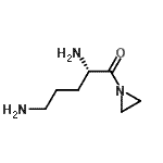 CAS 登录号：743409-13-4， (2S)-2,5-二氨基-1-(1-氮丙啶基)-1-戊酮