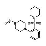 CAS#: 74375-77-2, 1-Nitroso-4-[3-(1-piperidinylsulfonyl)-4-pyridinyl]piperazine