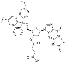 CAS#: 74405-46-2, 5'-O-[bis(4-methoxyphenyl)phenylmethyl]-2'-deoxy-N-(2-methyl-1-oxopropyl)-Guanosine 3'-(hydrogen butanedioate)