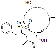 CAS#: 74409-92-0, (7S,13E,16R,20R,21E)-7,20-Dihydroxy-16-Methyl-10-Phenyl-24-Oxa(14)Cytochalasa-6(12),13,21-Triene-1,23-Dione Dihydro Deriv.