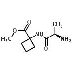 CAS#: 744159-31-7, Methyl 1-(D-alanylamino)cyclobutanecarboxylate