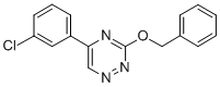 CAS#: 74417-12-2, 5-(3-Chlorophenyl)-3-(Phenylmethoxy)-1,2,4-Triazine