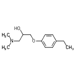 CAS#: 744192-89-0, 1-(Dimethylamino)-3-(4-ethylphenoxy)-2-propanol