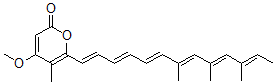 CAS#: 74474-66-1, 4-Methoxy-5-Methyl-6-[(1E,3E,5E,7E,9E,11E)-7,9,11-Trimethyltrideca-1,3,5,7,9,11-Hexaenyl]Pyran-2-One