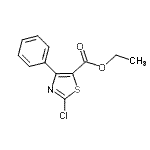CAS#: 74476-47-4, Ethyl 2-chloro-4-phenyl-1,3-thiazole-5-carboxylate