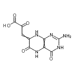 CAS#: 7449-08-3, 3-(2-Amino-4,6-dioxo-4,5,6,8-tetrahydro-7(1H)-pteridinylidene)-2-oxopropanoic acid