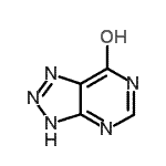 CAS 登录号：744991-61-5， 3,6-二氢-7H-[1,2,3]三唑并[4,5-d]嘧啶-7-酮