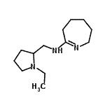 CAS#: 745034-28-0, N-[(1-Ethyl-2-pyrrolidinyl)methyl]-3,4,5,6-tetrahydro-2H-azepin-7-amine