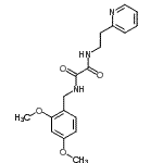CAS 登录号：745047-53-4， N-(2,4-二甲氧基苄基)-N'-[2-(2-吡啶基)乙基]草酸二酰胺