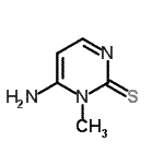 CAS#: 7451-78-7, 6-Amino-1-methyl-2(1H)-pyrimidinethione