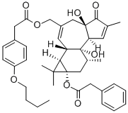 CAS 登录号：74513-81-8， 12-脱氧佛波醇-13-苯乙酸酯-20-(4-丁氧基苯乙酸酯)