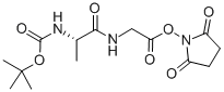CAS 登录号：74535-75-4， 1-[[N-[(1,1-二甲基乙氧基)羰基]-L-丙氨酰甘氨酰]氧基]-2,5-吡咯烷二酮