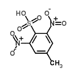 CAS 登录号：74543-18-3， 4-甲基-2,6-二硝基苯磺酸