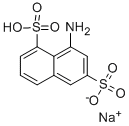 CAS 登录号：74543-22-9， 1-氨基-3,8-萘二磺酸单钠盐