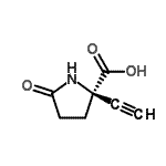 CAS 登录号：74580-20-4， 2-乙炔基-5-氧代-L-脯氨酸