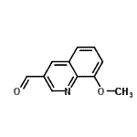 CAS#: 745830-18-6, 8-Methoxy-3-quinolinecarbaldehyde