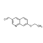 CAS#: 745830-19-7, 7-Ethoxy-3-quinolinecarbaldehyde