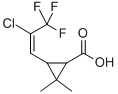 CAS 登录号：74609-46-4， 3-(2-氯-3,3,3-三氟-1-丙烯基)-2,2-二甲基环丙烷羧酸