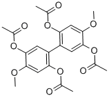CAS#: 7461-72-5, 4,4'-Dimethoxy-[1,1'-Biphenyl]-2,2',5,5'-Tetrol 2,2',5,5'-Tetraacetate