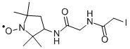 CAS#: 74648-17-2, N-[(3S)-1-hydroxy-2,2,5,5-tetramethyl-pyrrolidin-3-yl]-2-(2-iodoethanoylamino)ethanamide