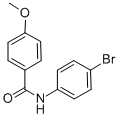 CAS 登录号：7465-96-5， N-(4-溴苯基)-4-甲氧基苯甲酰胺