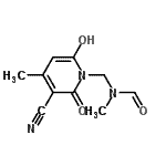CAS#: 746552-22-7, N-[(3-Cyano-6-hydroxy-4-methyl-2-oxo-1(2H)-pyridinyl)methyl]-N-methylformamide