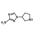 CAS#: 746580-84-7, 1-(3-Pyrrolidinyl)-1H-1,2,4-triazol-3-amine