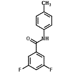 CAS 登录号：746609-38-1， 3,5-二氟-N-(4-甲基苯基)苯甲酰胺