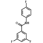 CAS 登录号：746612-12-4， 3,5-二氟-N-(4-氟苯基)苯甲酰胺