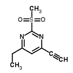 CAS 登录号：746620-56-4， 4-乙基-6-乙炔基-2-(甲基磺酰基)嘧啶