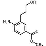 CAS#: 746622-08-2, Methyl 4-amino-3-(3-hydroxypropyl)benzoate