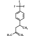 CAS 登录号：74672-14-3， 1-(4-甲基-4-戊烯-2-基)-4-(三氟甲基)苯