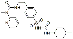 CAS#: 74680-07-2, 1-Methyl-3-[2-[4-[(4-Methylcyclohexyl)Carbamoylsulfamoyl]Phenyl]Ethyl]-1-Pyridin-2-Ylurea