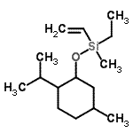 CAS#: 74685-34-0, Ethyl[(2-isopropyl-5-methylcyclohexyl)oxy]methyl(vinyl)silane