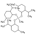 CAS 登录号：74685-38-4， 三[(2-异丙基-5-甲基环己基)氧基](甲基)硅烷