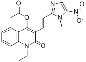 CAS#: 74693-60-0, [1-Ethyl-3-[(E)-2-(1-Methyl-5-Nitroimidazol-2-Yl)Ethenyl]-2-Oxoquinolin-4-Yl] Acetate