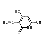 CAS#: 74697-15-7, 3-Ethynyl-4-hydroxy-6-methyl-2(1H)-pyridinone