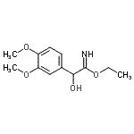 CAS 登录号：747370-46-3， 乙基2-(3,4-二甲氧基苯基)-2-羟基乙亚氨酸酯