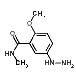 CAS#: 747390-61-0, 5-Hydrazino-2-methoxy-N-methylbenzamide