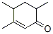 CAS 登录号：7474-10-4， 3,4,6-三甲基-2-环己烯-1-酮
