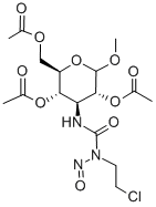 CAS 登录号：74751-37-4， [5-乙酰氧基-2-(乙酰氧基甲基)-4-[(2-氯乙基-亚硝基氨基甲酰)氨基]-6-甲氧基四氢吡喃-3-基]乙酸酯