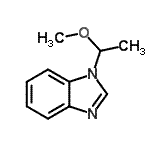 CAS#: 74758-79-5, 1-(1-Methoxyethyl)-1H-benzimidazole