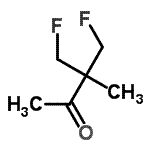 CAS#: 74758-90-0, 4-Fluoro-3-(fluoromethyl)-3-methyl-2-butanone