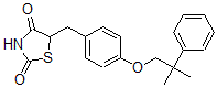 CAS#: 74772-68-2, 5-[[4-(2-Methyl-2-Phenylpropoxy)Phenyl]Methyl]-1,3-Thiazolidine-2,4-Dione
