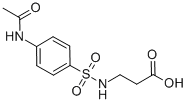 CAS 登录号：7478-88-8， 3-[(4-乙酰氨基苯基)磺酰基氨基]丙酸