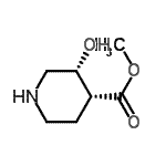 CAS#: 748082-08-8, Methyl (3R,4R)-3-hydroxy-4-piperidinecarboxylate