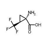 CAS 登录号：748121-19-9， (1S,2S)-1-氨基-2-(三氟甲基)环丙烷羧酸